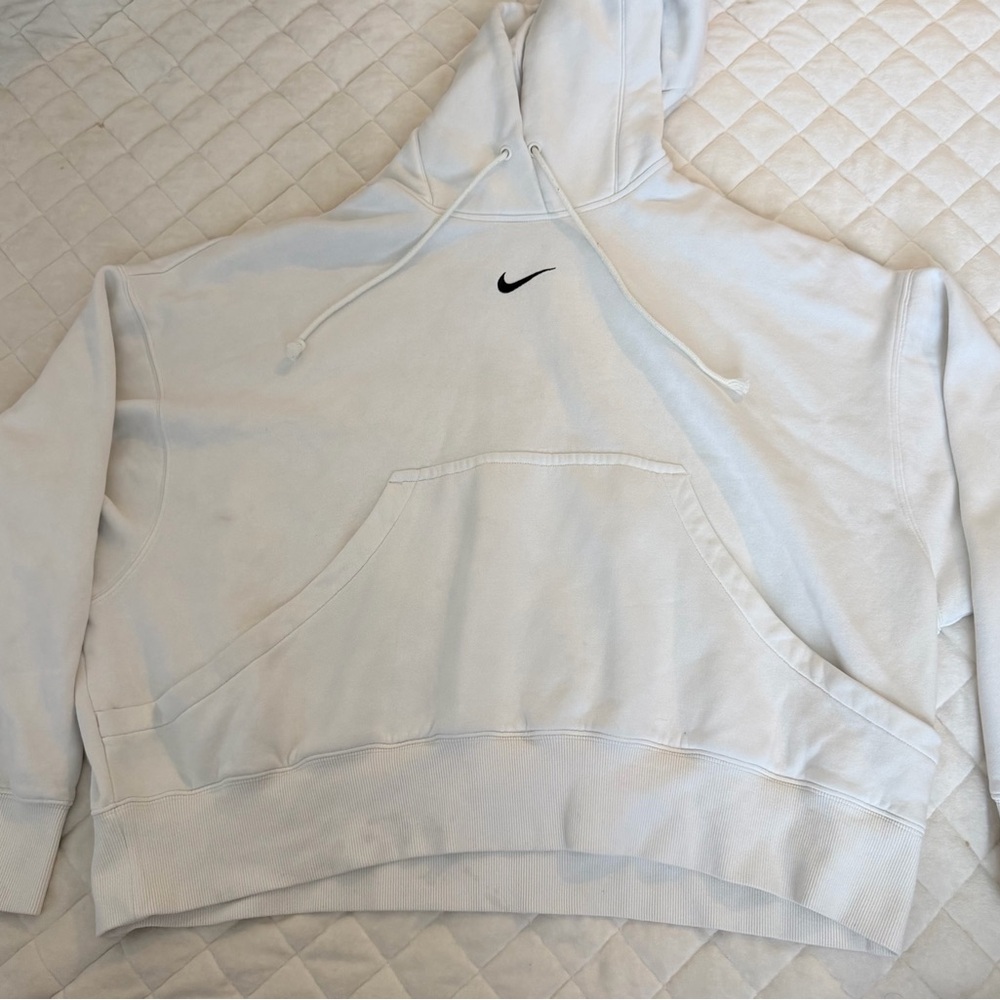 Nike Off-White Hoodie with Black Logo